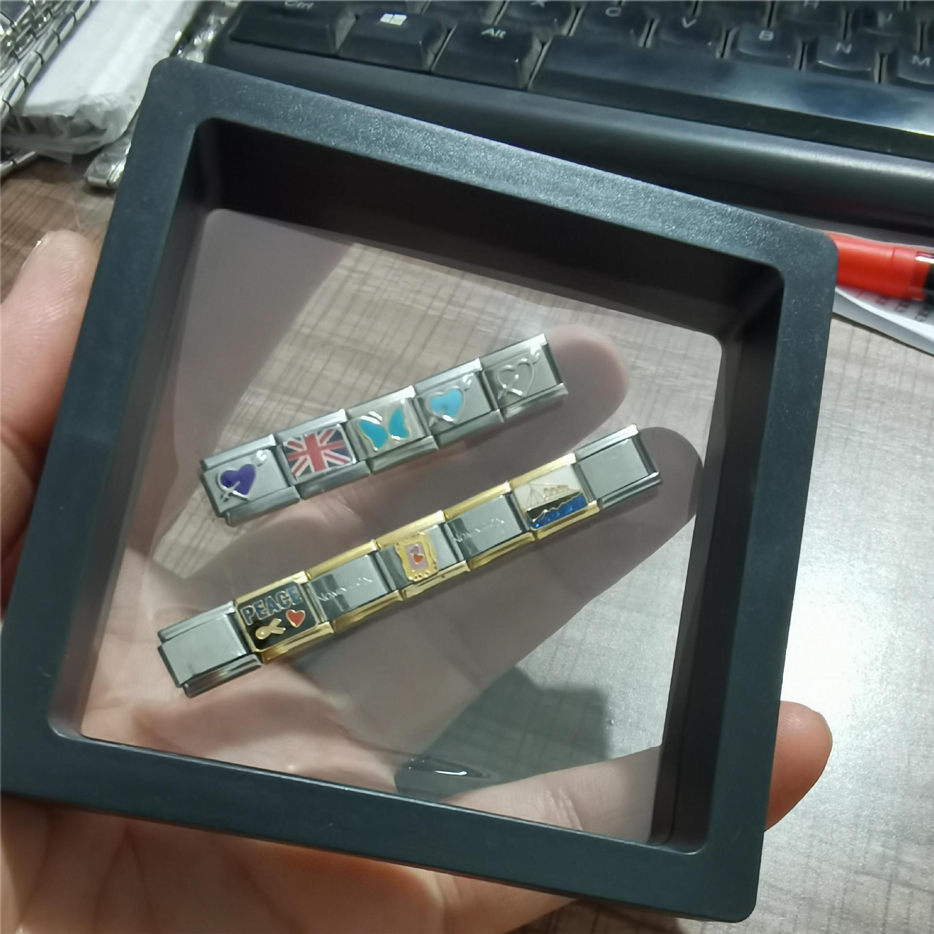 Wholesale Italian Charm Bracelet Stainless Steel Butterfly Series Bracelet Accessories Charms